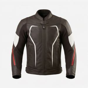 Chaqueta de Motociclista de Cuero Genuino para Hombre de la Mejor Calidad, Nueva Colección de Invierno, Chaquetas de Motocicleta con Protecciones Desmontables Personalizadas - Product Image 1