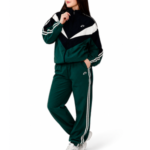 Ensemble de survêtement coupe-vent en nylon pour femme, veste athlétique pour homme et pantalon de jogging large, coupe-vent imperméable à capuche - Product Image 5
