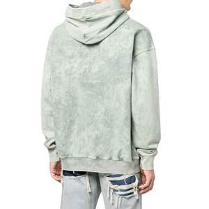 Unisex Full Rhinestone Letter Pattern Knitted Winter Hoodie 100% Cotton <b>Thick</b> <b>Fleece</b> Pullover Bulk Orders - Product Image 6