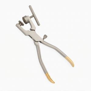 เครื่องบดกระดูกทางทันตกรรม Optitech Healthcare PR-7404 รุ่นใช้มือหมุน สีเงิน ได้รับการรับรองมาตรฐาน CE พร้อมด้ามจับเพิ่มแรงบีบ ระดับการใช้งานทางศัลยกรรม - Product Image 1