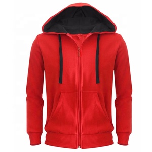Sweat à capuche d'athlétisme brodé personnalisé pour la course à pied gris blanc uni pour homme, vêtements de sport, Sweat-shirt pour homme, zip-u - Product Image 5