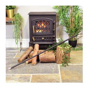 เตาผิงไม้สีดำทรงกลมสำหรับกลางแจ้ง พร้อมอุปกรณ์จุดไฟ สำหรับลานบ้าน สวนหลังบ้าน งานปาร์ตี้กองไฟ - Product Image 5