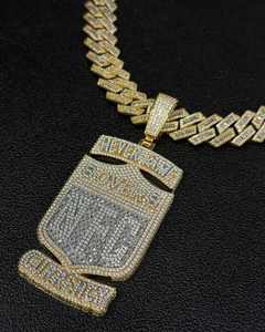 จี้เงินแท้ 925 ประดับเพชรโมอิสซาไนต์ 25 กะรัต ดีไซน์วินเทจ ชุบทองคำสีกุหลาบ สำหรับทั้งชายและหญิง สามารถสลักอักษรได้ - Product Image 4