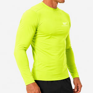 Custom Sports <b>Compression</b> <b>Shirt</b> for Unisex Long Sleeve Rash Guard Breathable Stretch Quick Dry 220g Gym Running Workout Athletic - Product Image 5