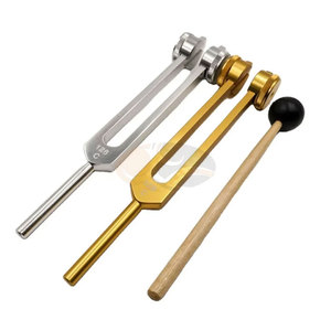 ชุดส้อมเสียงจักระอะลูมิเนียมและพลาสติก JACKBILLY ENT Instruments ความถี่ 512Hz และ 128Hz สำหรับการวินิจฉัยทางการแพทย์ - Product Image 1