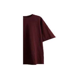 Camiseta Larga de Manga Corta con Cuello Redondo y Bordado para Mujer, Talla Grande, 100% Algodón Orgánico, Transpirable, Ecológica, Informal - Product Image 5