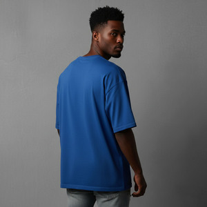 OEM Custom Logo Oversized 100% Cotton Eco-Friendly Breathable T-shirt <b>for</b> Men Loose Fit Custom Printed <b>Hip</b> Hop men's Tees - Product Image 6