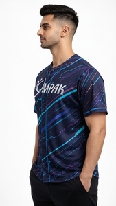 Maillot de baseball respirant sur mesure grande taille à manches courtes avec impression par sublimation de qualité supérieure pour collections de vêtements de sport - Product Image 6
