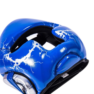 Protège-tête en cuir personnalisé de haute qualité pour la boxe et l'entraînement MMA, protège-têtes de rugby en cuir véritable de la meilleure qualité, vente chaude - Product Image 2