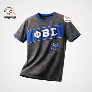 เสื้อยืดผู้ชาย ฟิ เบต้า ซิกมา พรีเมียม คอตตอน 1914 สไตล์ทางการ แขนสั้น ทรงปกติ เป็นมิตรกับสิ่งแวดล้อม - Product Image 2
