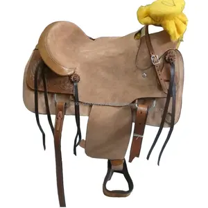 Sadel kuda kulit barat dengan harga terjangkau Set Tack kuda uping Barat sadel kuda