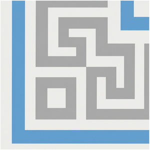 Azulejo Cerámico Encaustico Clásico para Interiores de Villas Modernas, Antideslizante, 16mm de Grosor, Esmaltado, Vietnam Cement Tile Corp, 200x200mm CTS - Product Image 2