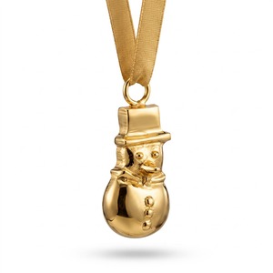 Ornement de Noël en métal à suspendre, pendentif décoratif de fête, design personnalisé, décoration festive pour la maison, cadeau - Product Image 1