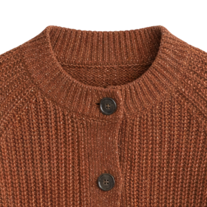 Colección de Invierno, Cárdigan de Moda para Mujer, Jersey Holgado de Manga Larga, Transpirable, Antiarrugas, Casual, 100% Acrílico - Product Image 5