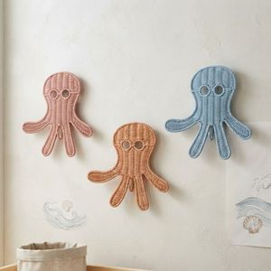 Adorable Decoración de Pared de Pulpo de Mimbre Hecha a Mano para Cuarto de Bebé, Habitación Infantil, Sala de Juegos, Regalos de Cumpleaños y Regalos para Baby Shower - Product Image 3