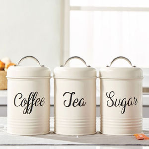 Lavie Creations LCa-276 Round Metal Storage <b>Container</b> with Airtight Lid Dishwasher Safe Modern Design for Kitchen Spice Storage - Product Image 6