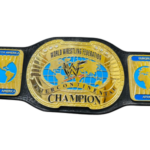 Ceinture de champion intercontinental WWF personnalisable, trophée sportif haut de gamme avec des designs mondiaux - Product Image 2