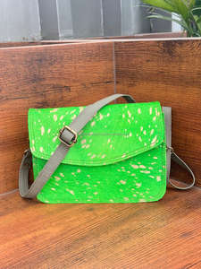 กระเป๋าสะพายคาดลำตัวโลหะแฟชั่นสไตล์ตะวันตกสำหรับผู้หญิงกระเป๋าสะพายหนังสีสันสดใสรีไซเคิลออกแบบได้ตามต้องการ - Product Image 2