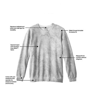 Sweat-shirt d'hiver décontracté pour homme, coupe classique, 100 % coton, uni, avec épaules personnalisables, anti-boulochage, respirant - Product Image 2