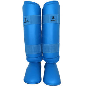 Protège-tibias en cuir pour le karaté - Équipement d'entraînement léger pour les arts martiaux, idéal pour la pratique quotidienne et les exercices de fitness - Product Image 6