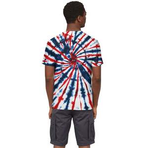 T-shirt en coton 100% de haute qualité pour hommes, tie-dye, design classique et moderne, respirant, séchage rapide, décontracté, confortable pour l'extérieur - Product Image 2