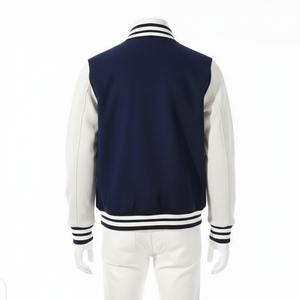 Vestes noires Fashion Flight pour hommes, veste en coton - Product Image 4