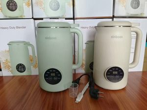 Electric Soybean Milk Machine 10 Leaf Blade 800W US EU Plug Household Hotel Use Stainless Steel Touchpad Control 1.5L Heat - Product Image 1