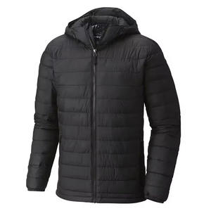 Chaqueta Acolchada para Hombre con Capucha, Cierre de Cremallera Frontal, Impermeable, Marca Personalizada, Premium, Estilo Urbano, Cortavientos de Invierno - Product Image 1