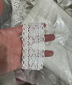 Serviette de cocktail en dentelle, tissu 100% lin, fil de coton en dentelle, taille 20x20 pouces, ou 15x15 cm - Product Image 3