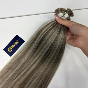Extensiones de cabello vietnamitas de punta plana, cabello humano de doble trama, liso natural con colores oscuros y marrones - Product Image 5