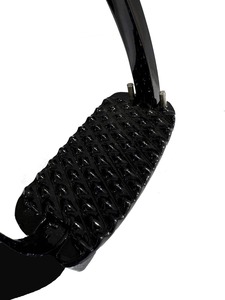 อานม้าสแตนเลสพร้อมแผ่นหนังและพื้นยางสำหรับขี่ม้า - Product Image 3