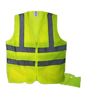 Chaleco reflectante de construcción al por mayor con múltiples bolsillos uniforme de trabajo de alta visibilidad para ropa de protección de seguridad - Product Image 1