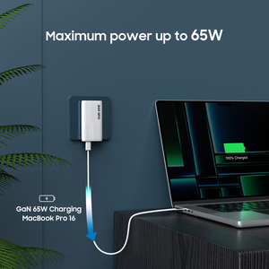 Adattatore da Viaggio 65W Gan Caricatore da Muro Tipo <span class=keywords><strong>C</strong></span> EU US UK KR Ricarica Rapida per Telefoni Cellulari Caricatore Portatile Ultra-sottile PD 65W USB-<span class=keywords><strong>C</strong></span> - Product Image 2