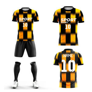 Ropa Deportiva de Fútbol Americano, Cuello en V, Absorbe la Humedad, Poliéster Elástico en Cuatro Direcciones, Cierre de Botones, Manga Larga, Unisex para Adultos - Product Image 1