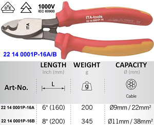 Cortador de Cables Aislados de 1000V con VDE - Product Image 4
