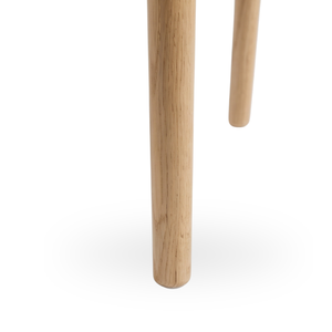 Chaise de salle à manger minimaliste en bois massif avec assise en corde, écologique et durable, pour appartement, maison, salle à manger, restaurant, hôtel - Product Image 3