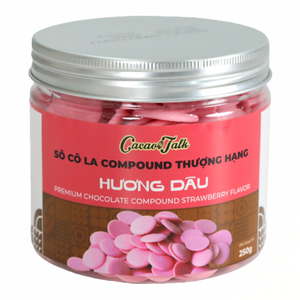 Suministro Directo de Fábrica HALAL OEM/ODM Chocolate Compuesto de Fresa de Alta Calidad en Botones de Cacao 1KG para Panadería, Galletas y Bizcochos - ¡Precio Caliente! - Product Image 1