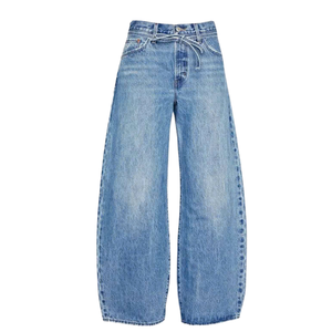 Pantalons jeans déchirés en denim pour hommes, streetwear slim fit, à la mode, vente en gros bas quantité minimale de commande direct usine d'OEM avec logo personnalisé - Product Image 1