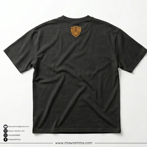 OEM Custom <b>Mens</b> Oversized Streetwear Graphic T Shirt <b>Black</b> Cotton Abstract Gradient Letter Print Casual Custom Shirt - Product Image 4
