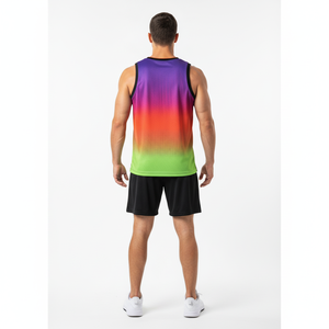 Camiseta Deportiva de Baloncesto Personalizada, Transpirable, sin Mangas, con Malla de Spandex/Poliéster, Logotipo Frontal, para Entrenamiento de Primavera para Hombre - Product Image 6