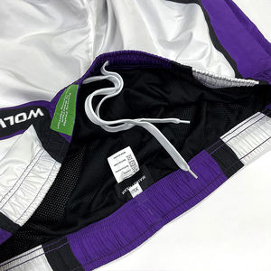 Custom Nylon Polyester <b>Reflective</b> Stripe Oversized Plain Casual Baggy Running Zipper Windbreaker Men Tracksuit Streetwear - Product Image 2