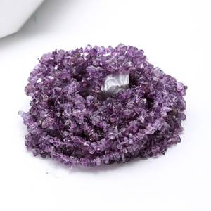 Natural Amethyst Uncut Chips Shape Loose Gemstone <b>Beads</b> 4-5mm Purple Amethyst Nugget <b>Beads</b> 34 Inch Strand For Jewelry Making - Product Image 6