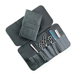 SIGAL MEDCO, elegante bolsa rodante de cuero genuino para tijeras de corte de pelo, herramientas de estilismo multiusos, Funda de cuero elegante - Product Image 3