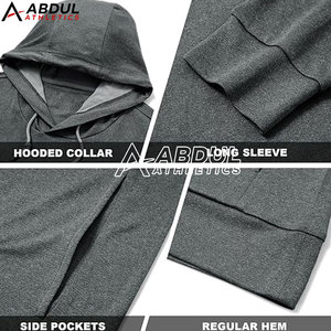 Sweat-shirts de sport pour hommes, coupe confortable avec tissu flexible, parfaits pour la musculation, la course à pied et l'entraînement - Product Image 6