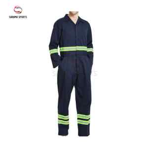 Ropa de Trabajo de Verano Premium para Hombre, Pantalones Impermeables Multibolsillos, Overoles de Manga Corta de Algodón, Uniformes de Fábrica, Trajes de Trabajo - Product Image 1