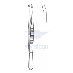 Pinzas Fox de 13 cm / 5 Pulgadas Sin Bloqueo, Pinzas Quirúrgicas de Acero Inoxidable para Agarrar Tejidos, para Cirugía General y Cirugía Plástica - Product Image 1