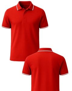 T-shirts pour hommes 100% coton, design de logo personnalisé, col rond côtelé de qualité, streetwear, t-shirt uni pour hommes - Product Image 1