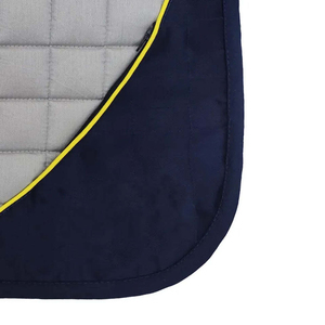 Almohadilla de Seda Lisa Plateada Azul Clásica y Duradera para Silla de Montar de Doma, Personalización Aceptada, Suministros Ecuestres - Product Image 3