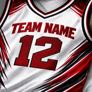 Uniforme de Baloncesto Personalizado OEM con Bordado, Transpirable, de Secado Rápido, Sublimado, 100% Poliéster, Tallas Grandes para Escuelas y Clubes - Product Image 2