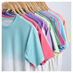 T-shirts surdimensionnés pour hommes de haute qualité personnalisés broderie de logo uni en coton organique lourd grande taille pour l'exportation BD personnalisable - Product Image 2